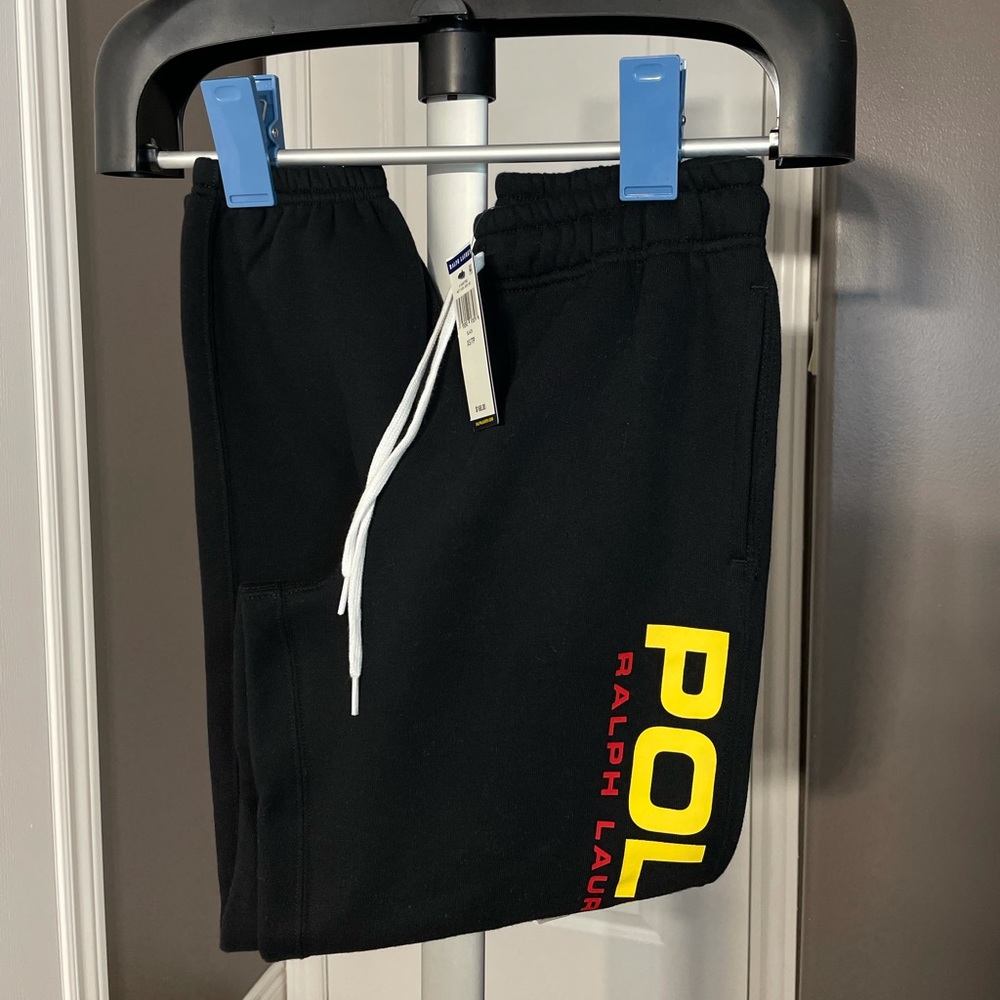 WOMEN’S Polo Black Fleece Pants